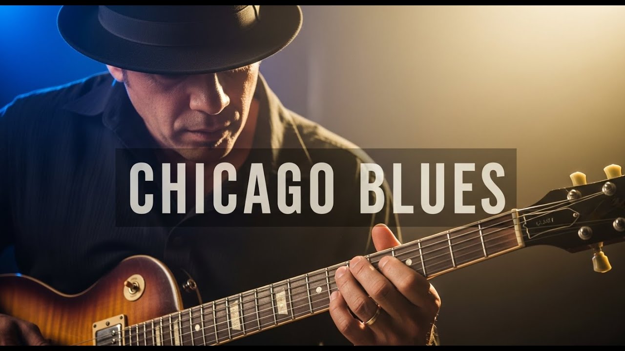 Chicago Blues Slow Electric Blues | After Hours Lonely Streets