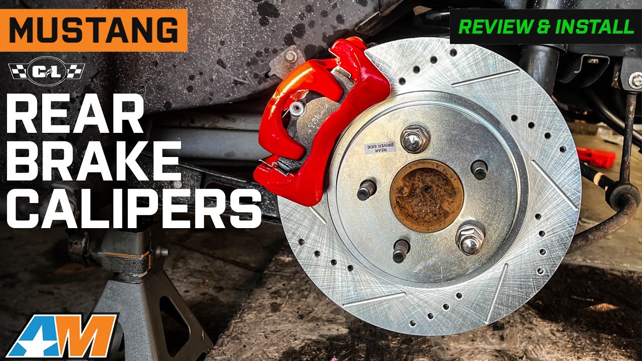 2005-2014 Mustang C&L Performance Series Rear Brake Calipers; Red Review & Install