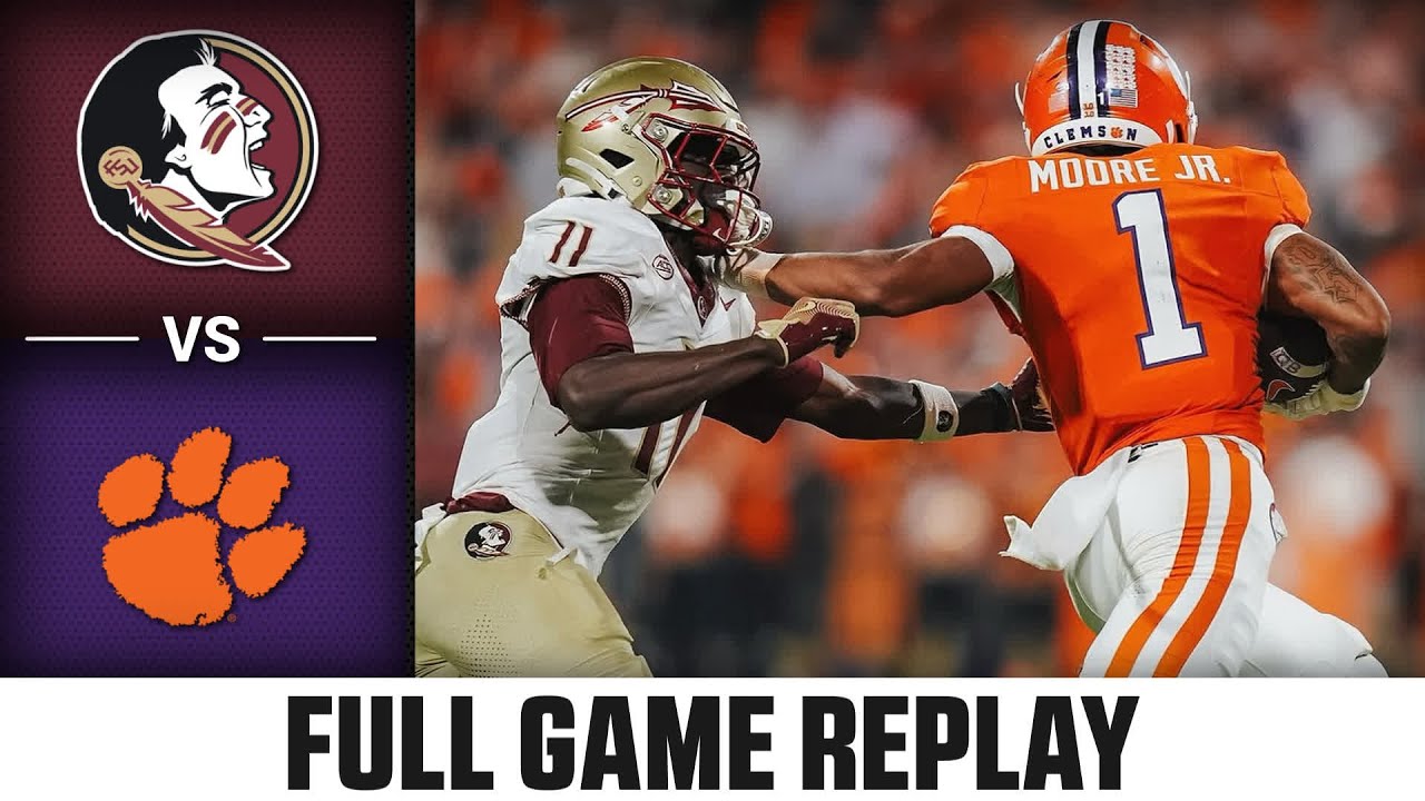 Florida State vs Clemson Full Game Replay | 2025 ACC Football