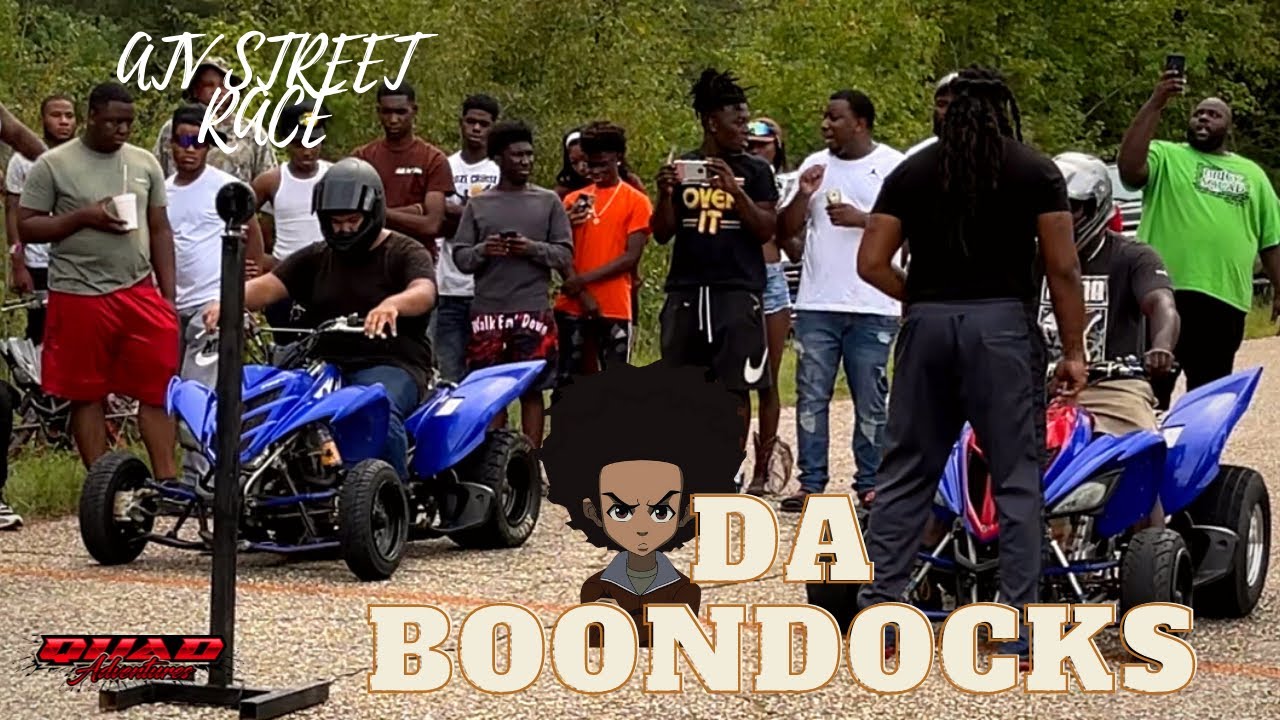 ATV Street Race in Da BoonDocks #BTB