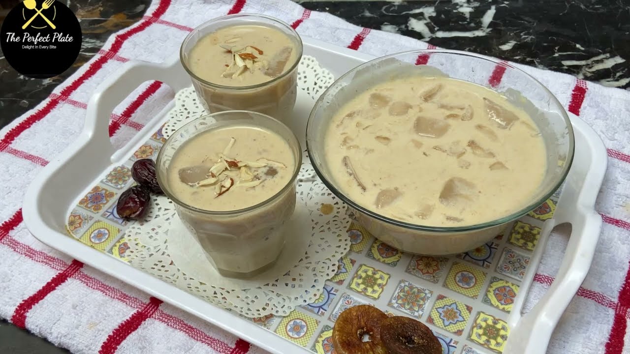 Ramadan Special Date Almond Energy drink  | Recipe by the perfect plate 🍽️ 