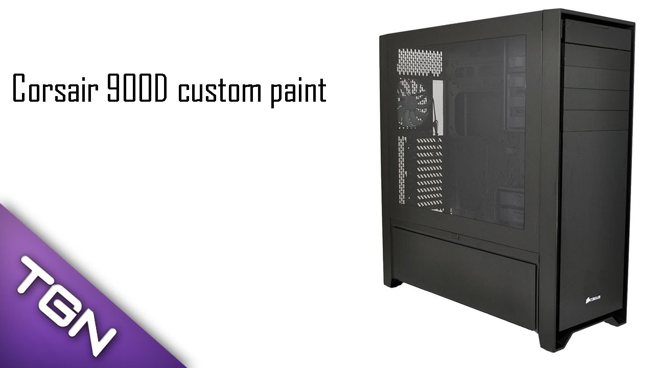 Corsair 900D computer case with custom paint | Airbrushing Tips