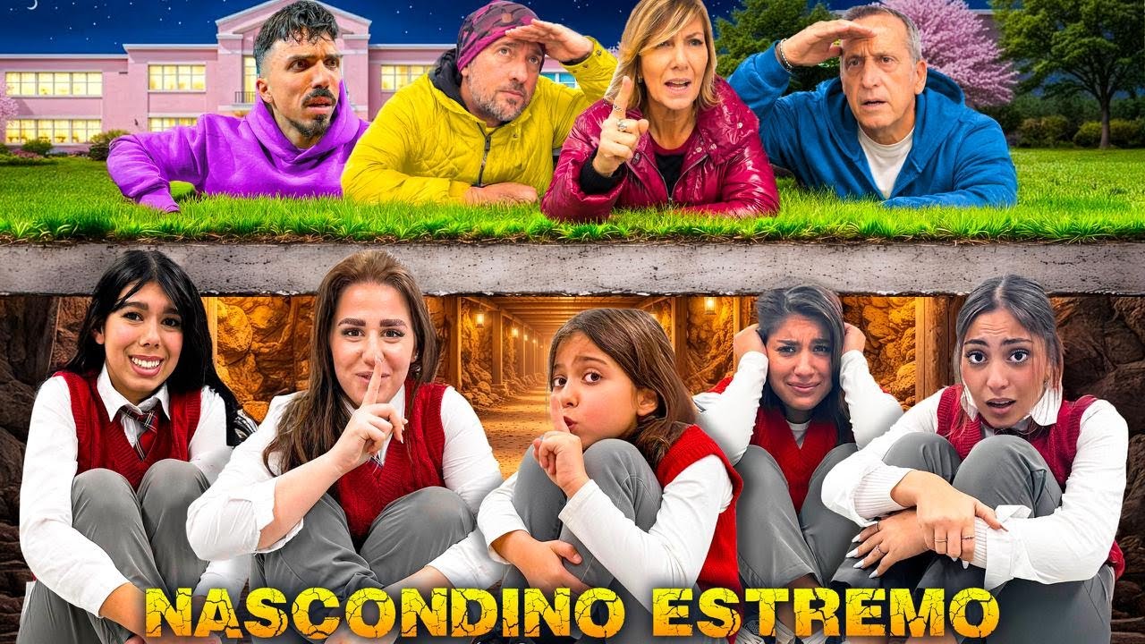 NASCONDINO ESTREMO! PER PROTESTA ILARY E I SUOI COMPAGNI DI CLASSE SCAPPANO DA SCUOLA