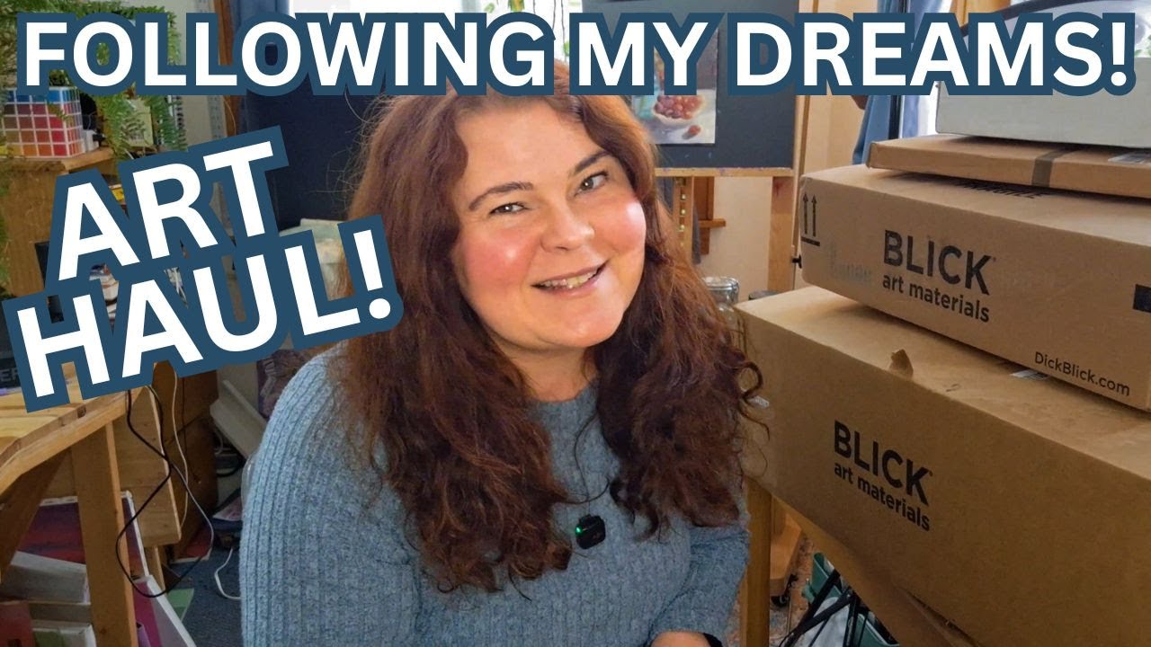 The Art Supplies I Bought to Start Over! Art Haul Art Studio Vlog