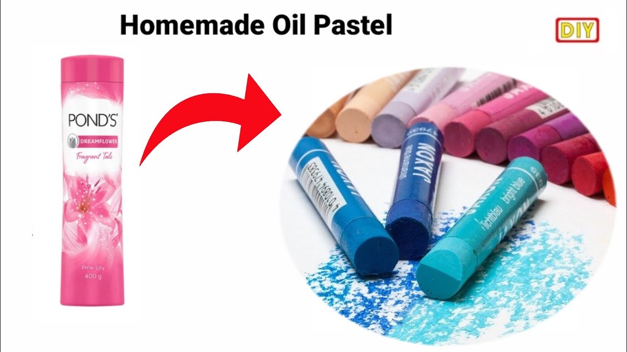 How to make Soft Pastel at home/homemade oil Pastel/how to make oil Pastel at home /homemade color