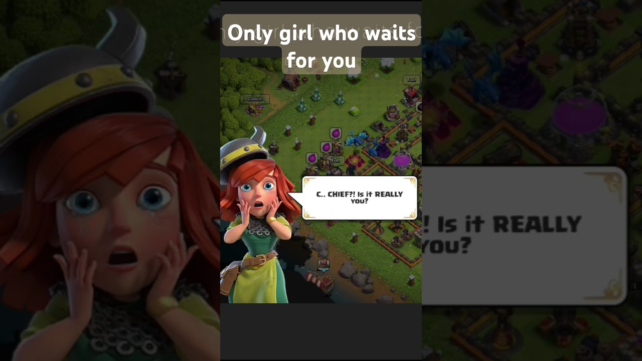 Most loyal girl // Clash of clans !! #shorts #clashofclans #coc