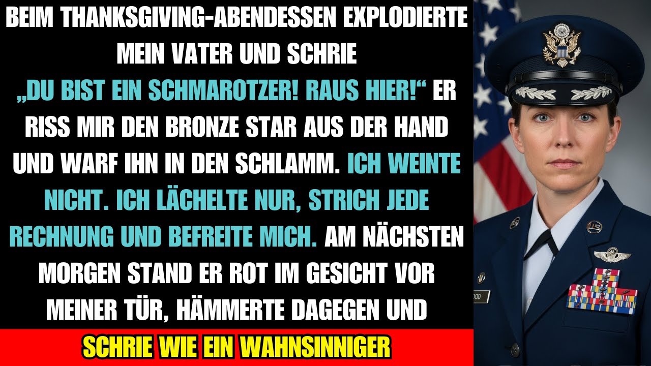Mein Vater nannte mich einen Blutegel und warf meine Militärmedaille weg – Dann eskalierte alles