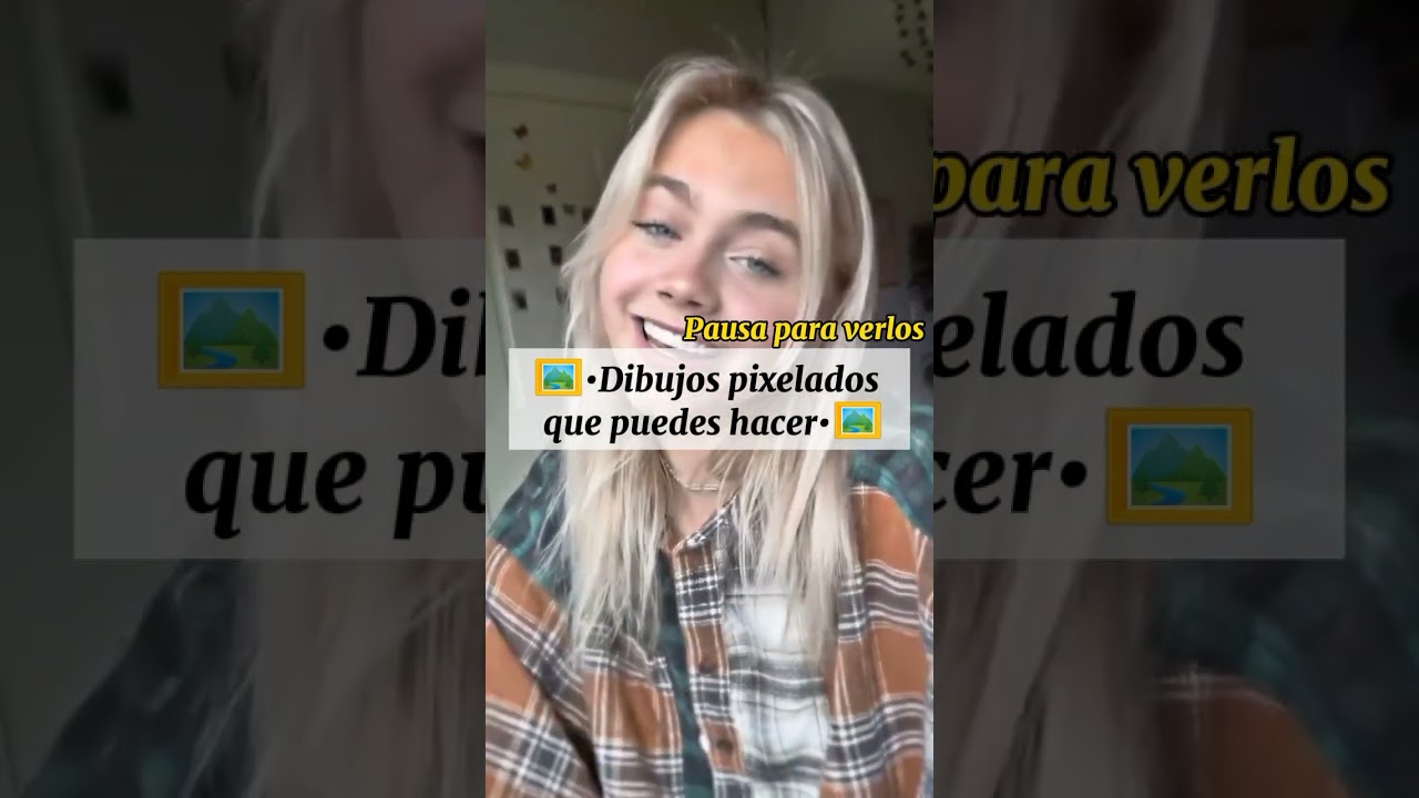 &bull;Dibujos pixelados que puedes hacer #fypシ #aesthetic #noflop&bull;