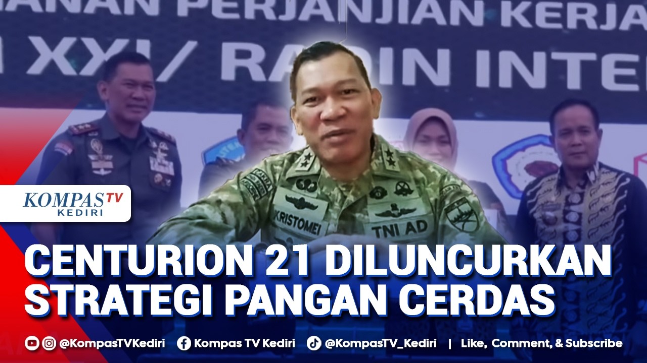 Peluncuran Centurion 21, Ini Strategi Pangan Cerdas Versi Pangdam Kristomei