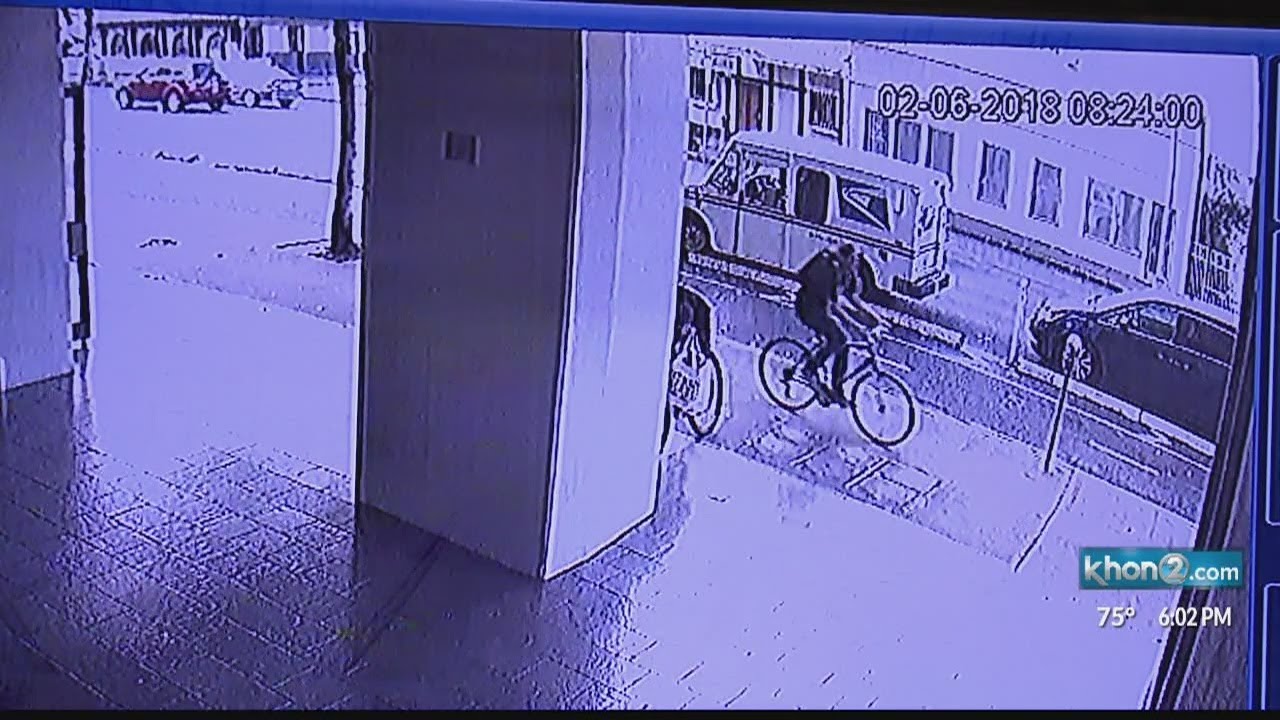 Police search for bicyclist who snatched woman's purse along busy sidewalk