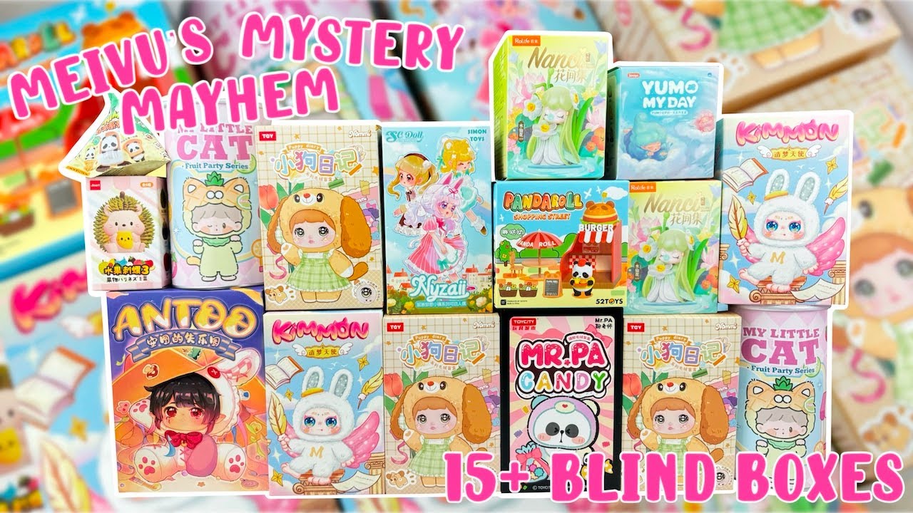 Let's Open 15+ Blind Boxes from KikaGoods! HUGE BLIND BOX UNBOXING! NOMMI, NANCI, FINDING UNICORN!