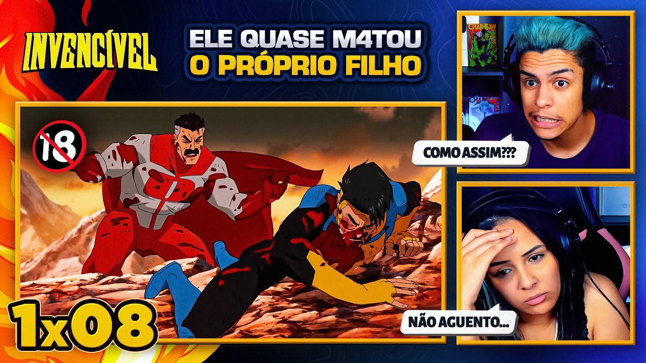 Invencível | 1T - EP 08 🇧🇷 | [Casal Jounin React] 🔥
