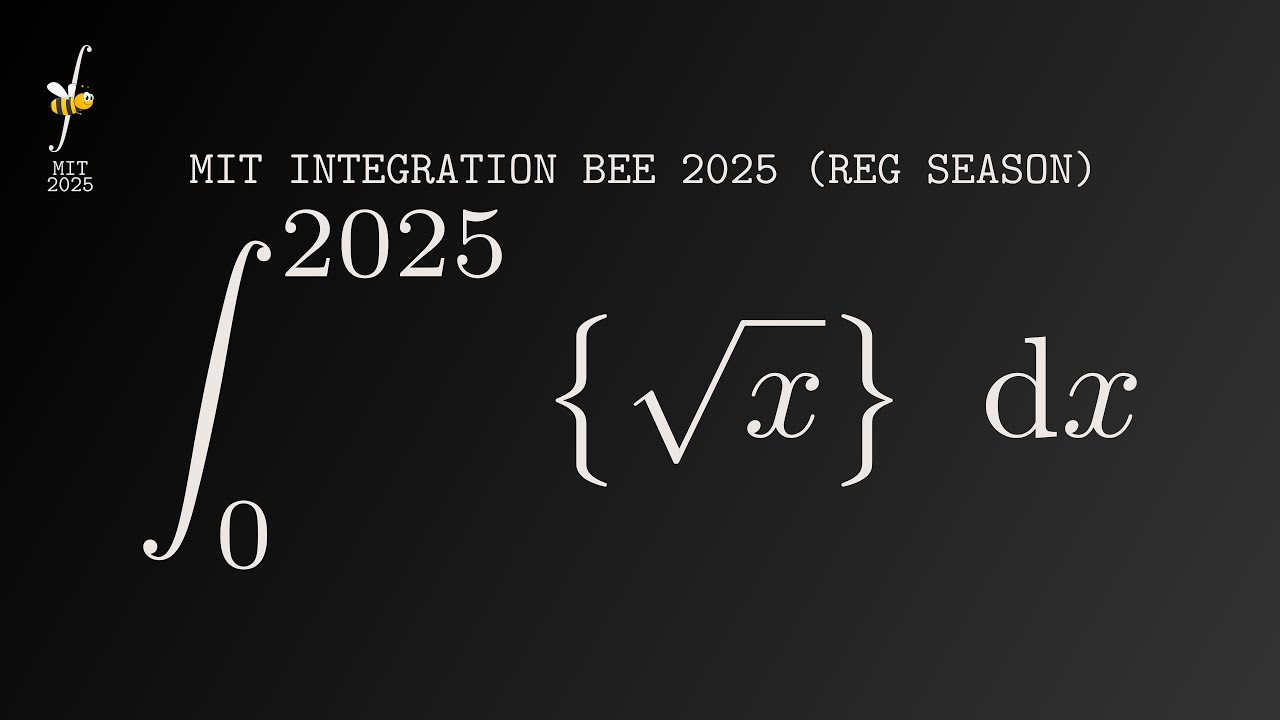 MIT Integration Bee 2025 Regular Season Q07: Integral of Fractional Part Function