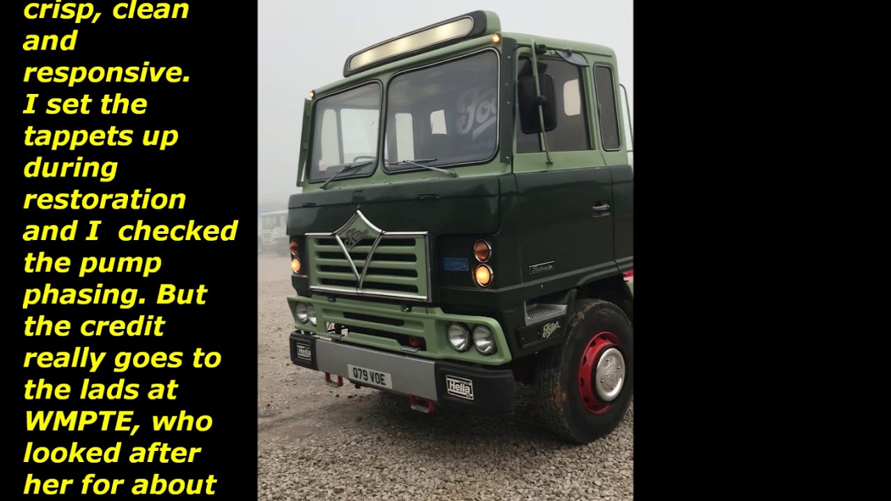 Q79VOE Foden Fleetmaster, 6LXC 201 Gardner Cold Start, and a bit of a pipe warmer.