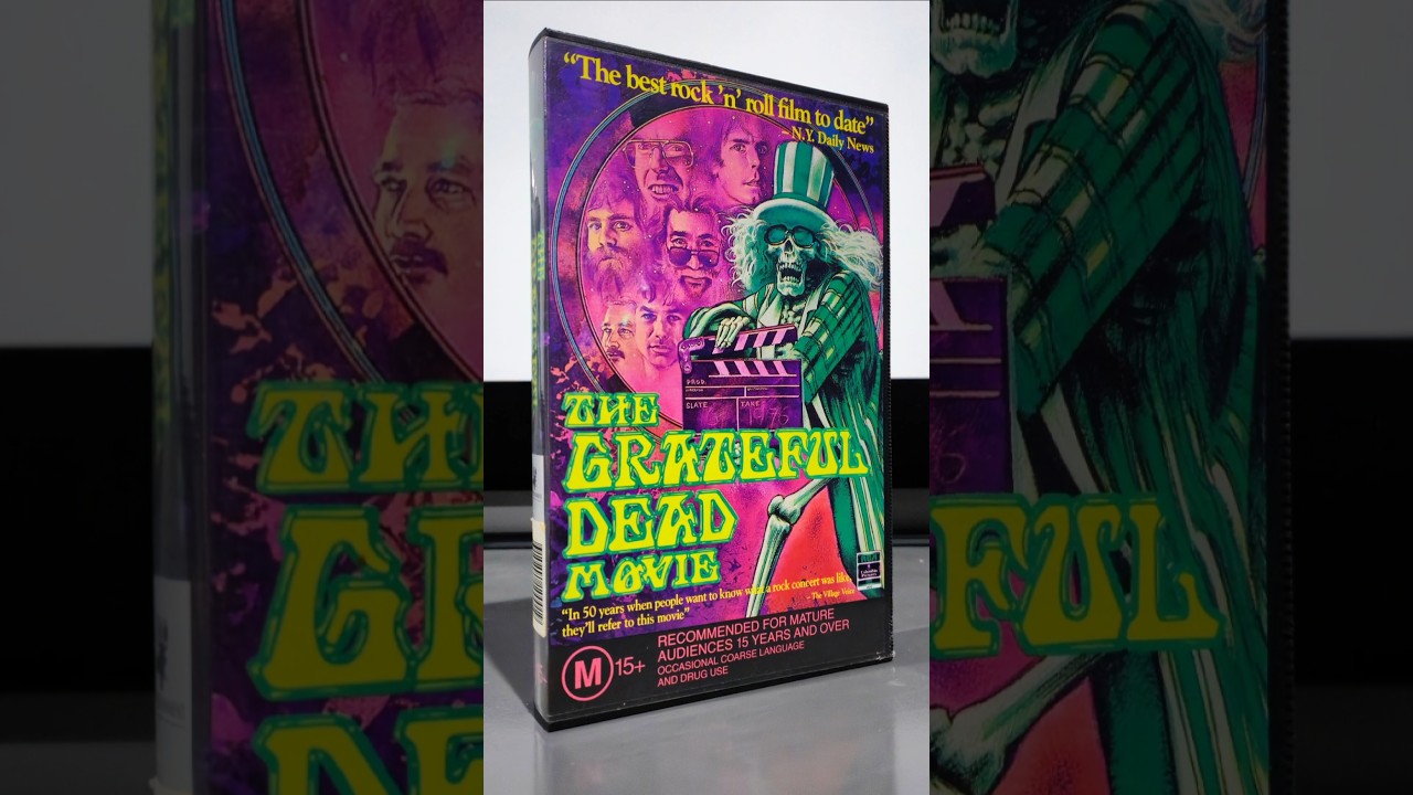 The Grateful Dead Movie (VHS, 1977) #rock #music #thegratefuldead #vhs #unboxing #retro #vintage