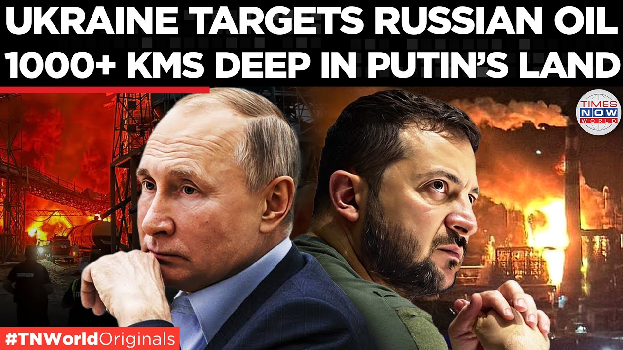 MOSCOW UNDER PRESSURE? Ukraine Strikes Russian Oil Refinery 800 km From Border | Times Now World