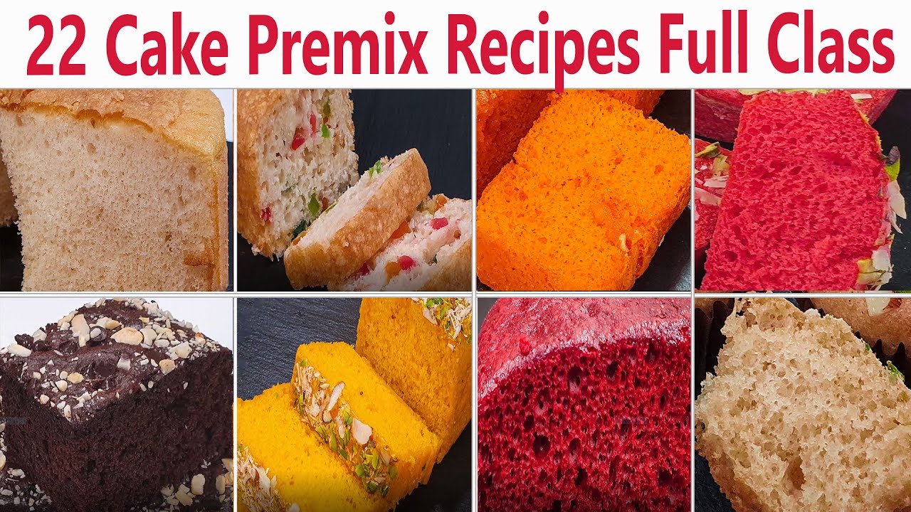 22 Cake Premix Recipes Full Class | Manisha Bharani Kitchen