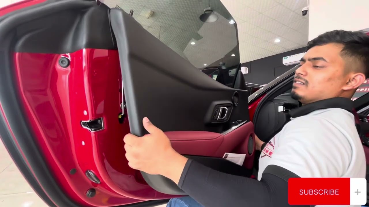 How to remove door handle Toyota supra, 2023 model