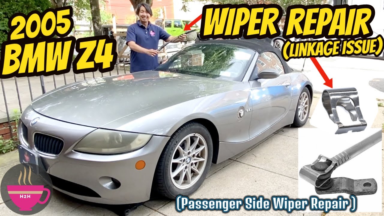 How to: 2005 BMW Z4 Wiper Repair (E85 Wiper Linkage Clips Pop off Issue)