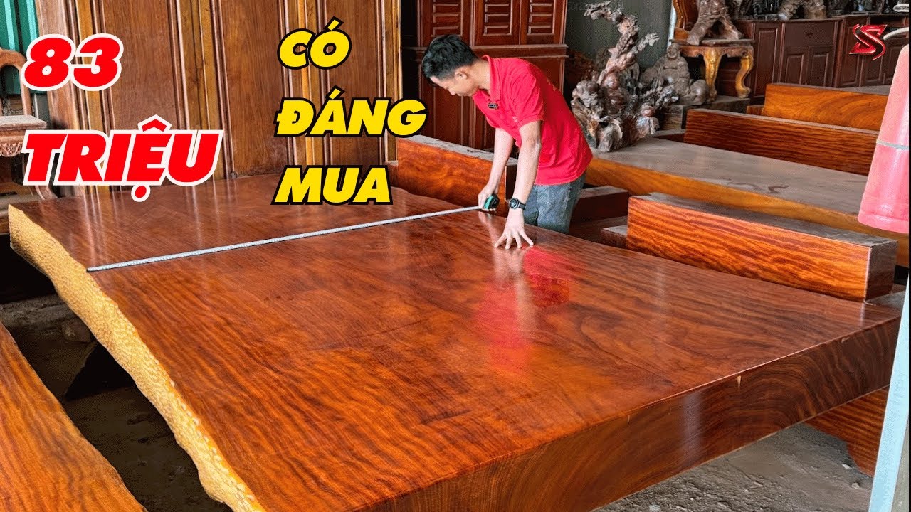 83 triệu cho sập 1 tấm Cẩm Hồng – Có đáng không?| Sơn Sập Gỗ