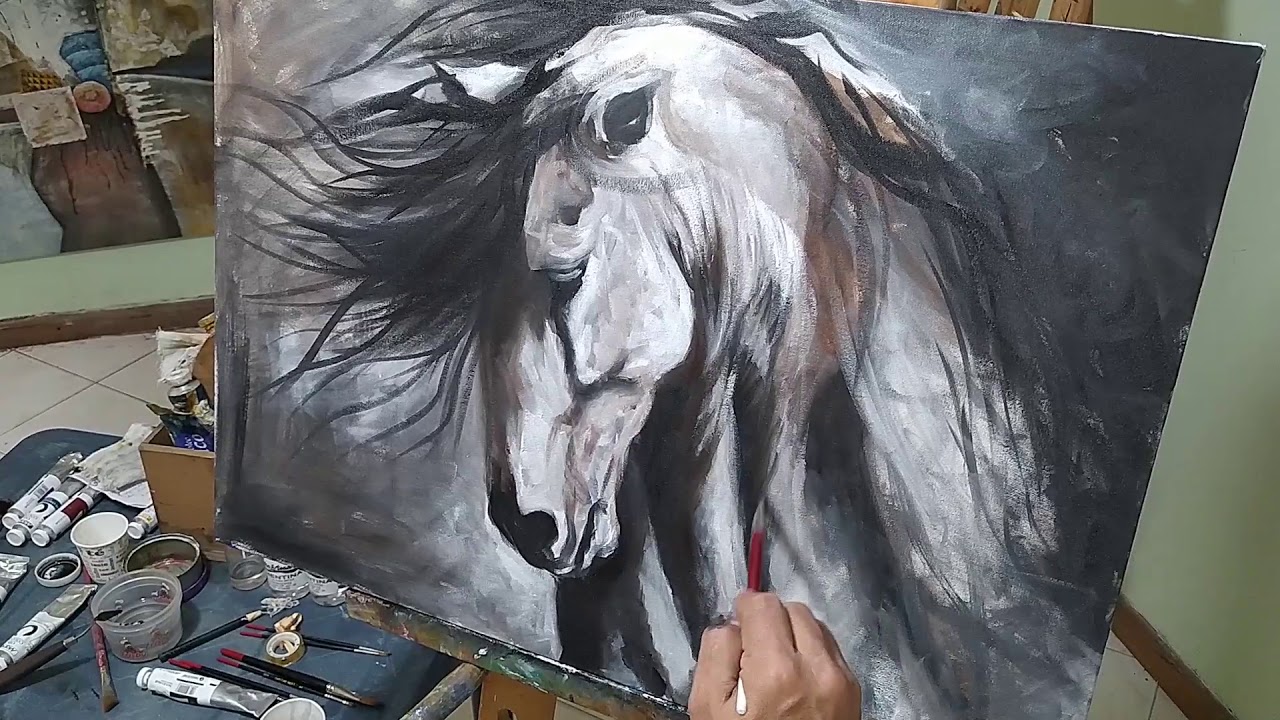 Caballo al óleo (parte 2 de 2)