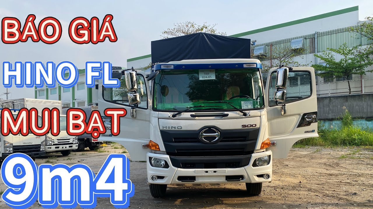 Hino 15 Tấn Thùng Mui Bạt Xe Sẵn Giao Ngay| Giá Hino FL Thùng Mui Bạt