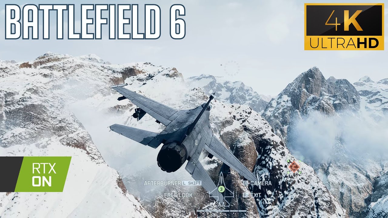 Battlefield 6 - F16 Jet Gameplay [4K ULTRA]