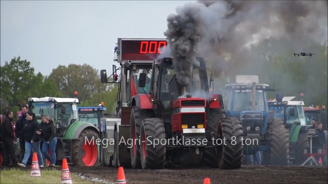 Trekkertrek Achtmaal 21 April 2024 Mega Agri Sportklasse tot 8 ton