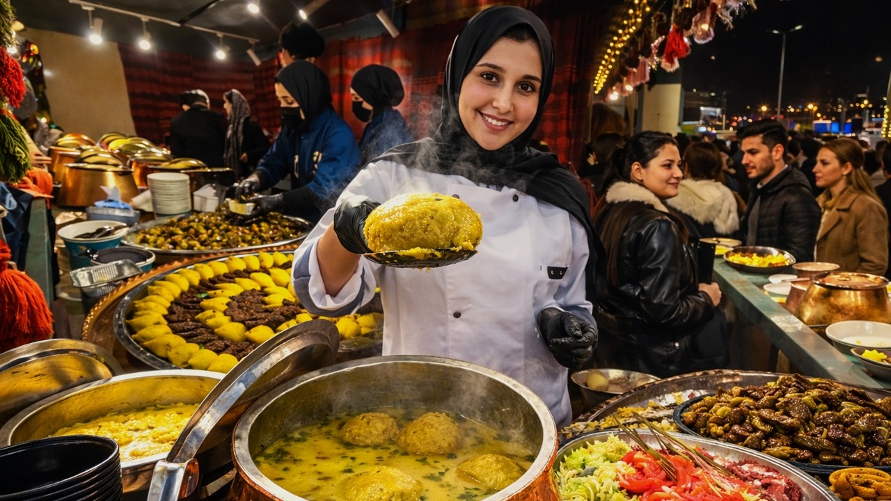 The Woman Everyone Is Talking About! She Has the Best Kurdish Food!