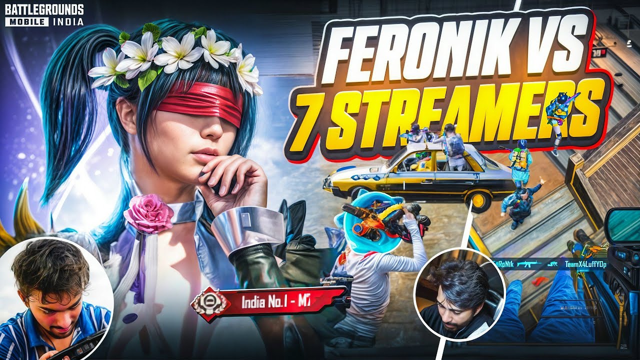 India&rsquo;s #1 M762 Player Destroys 7 Streamers 😱 | [ Crazy Reaction💀 ] | BGMI 🔱 