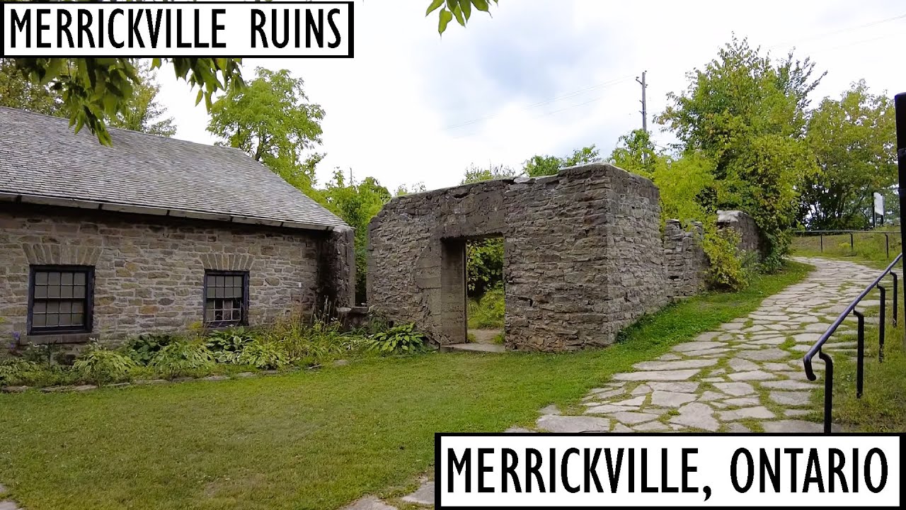 🏰 Explore Merrickville Ruins in 4K | Scenic Walking Tour in Merrickville, Ontario 🌿