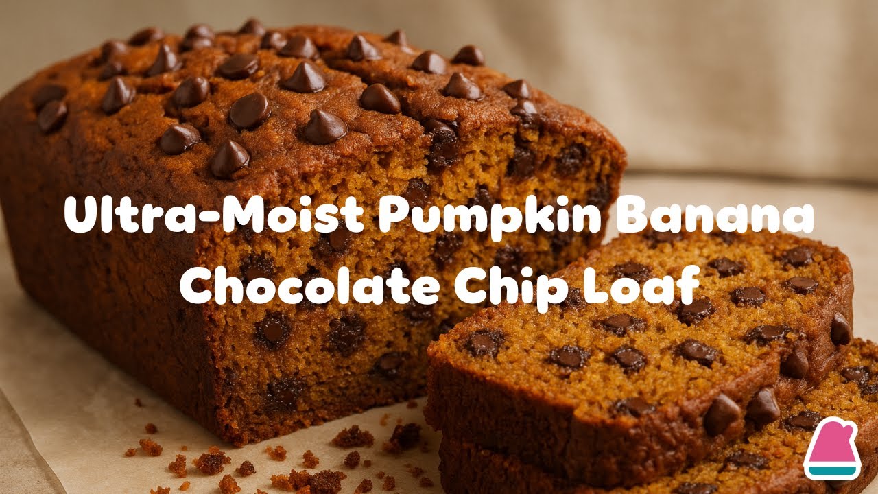Ultra-Moist Pumpkin Banana Chocolate Chip Loaf