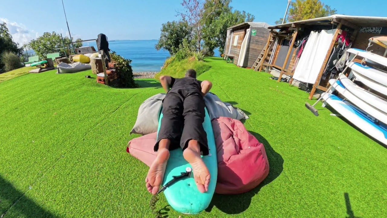 Lezioni di Surf - Posizionarsi sulla tavola