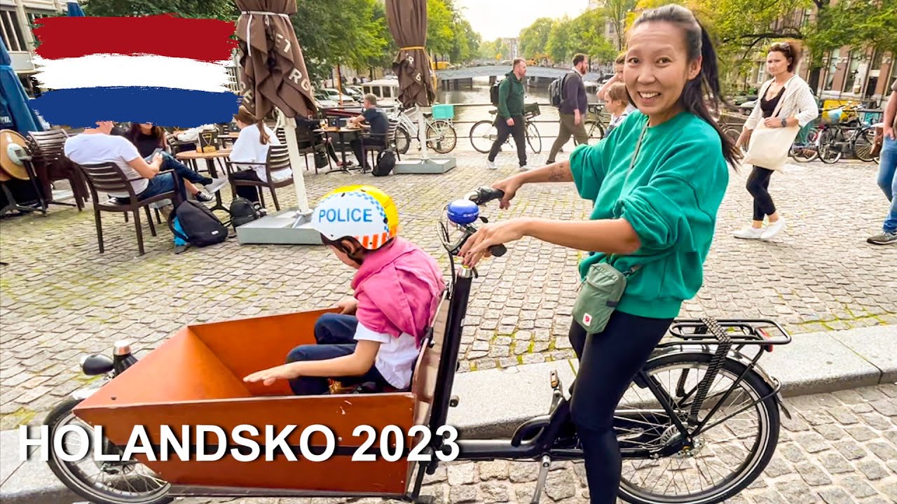 Doporučujeme Amsterdam s dětmi na kolech 🇳🇱