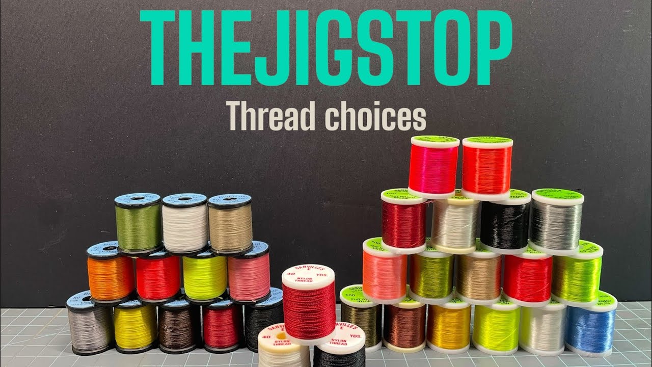 THEJIGSTOP'S Top 3 threads for Tying Flairhawks, Bucktails and Cobias jigs!