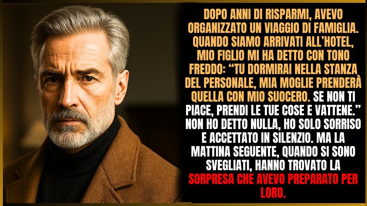 Mio figlio mi ha umiliata in vacanza, ma il giorno dopo ha trovato la sorpresa che gli riservai.