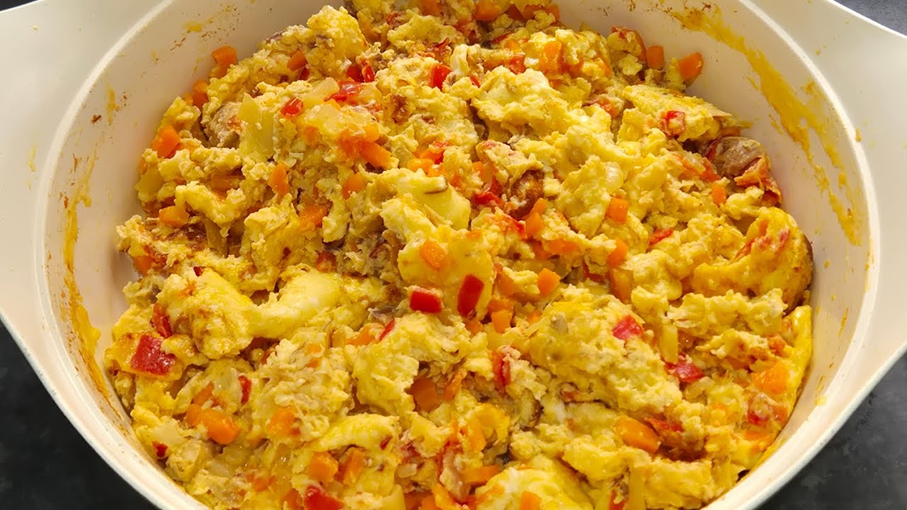 How to make Nigerian scrambled eggs// one of the best Nigerian breakfast
