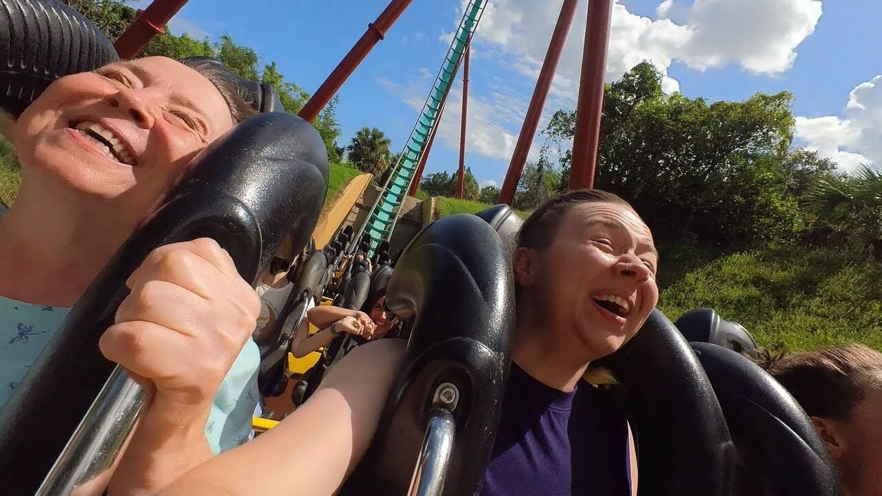 Riding Kumba for the first time with my mom! (Reverse POV)