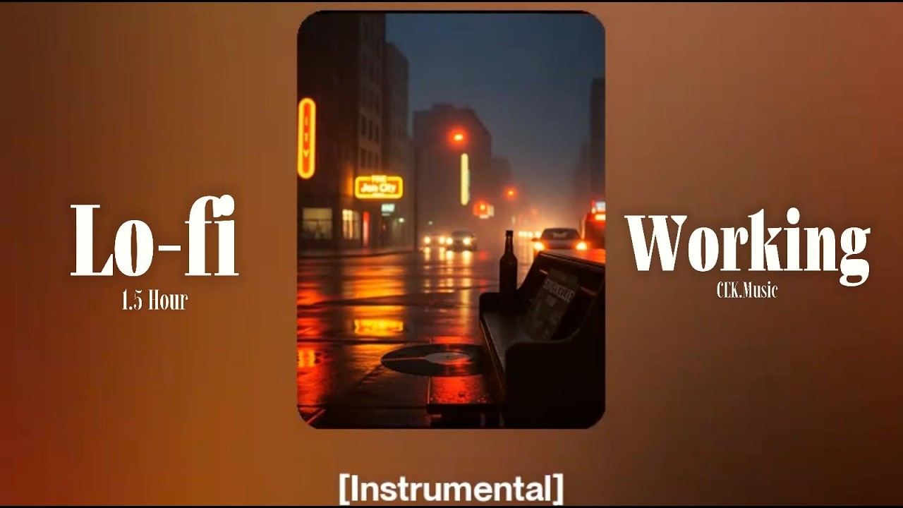 🌆 Soft Lo-fi Instrumentals – Evening Chill & Relax (1.5 Hours) 🎹✨