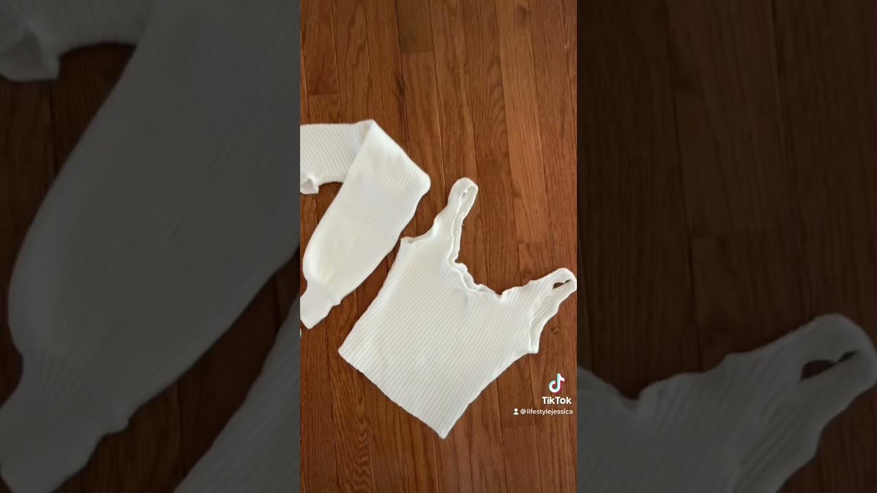 Sweater Thrift Flip Before & After✂️