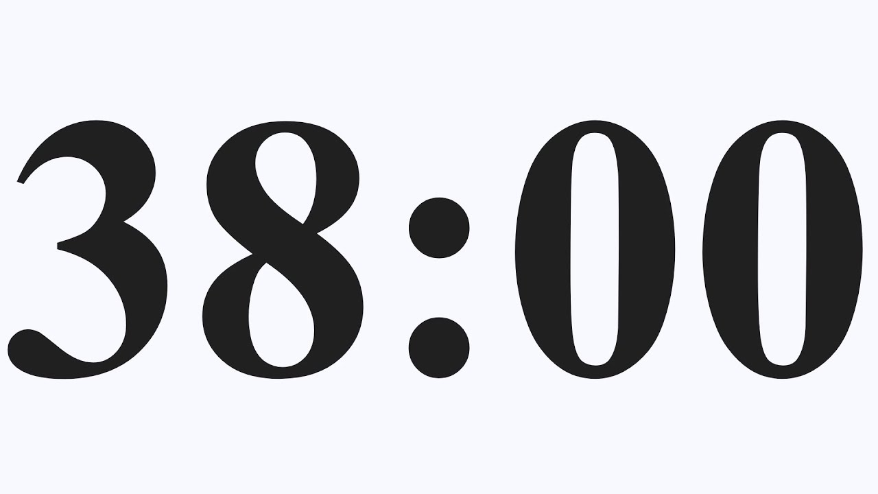 38 Minutes - 2280 seconds