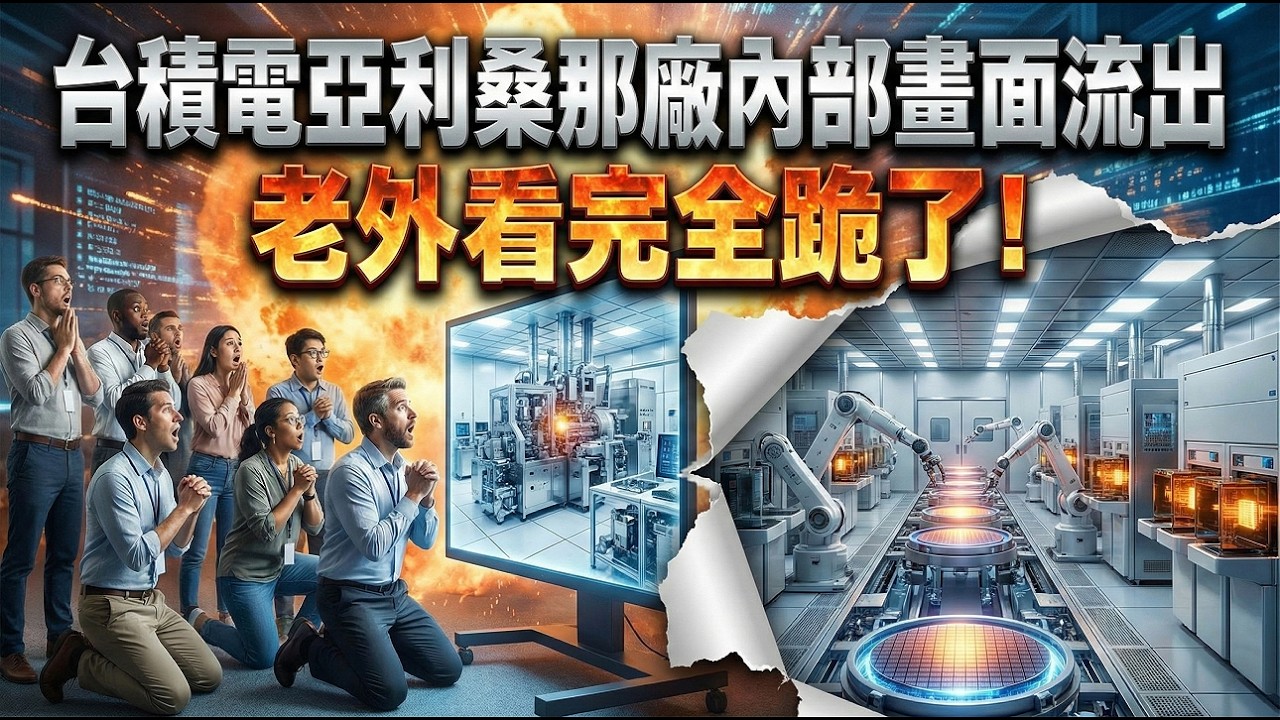 台積電亞利桑那廠內部畫面流出，老外看完全跪了！