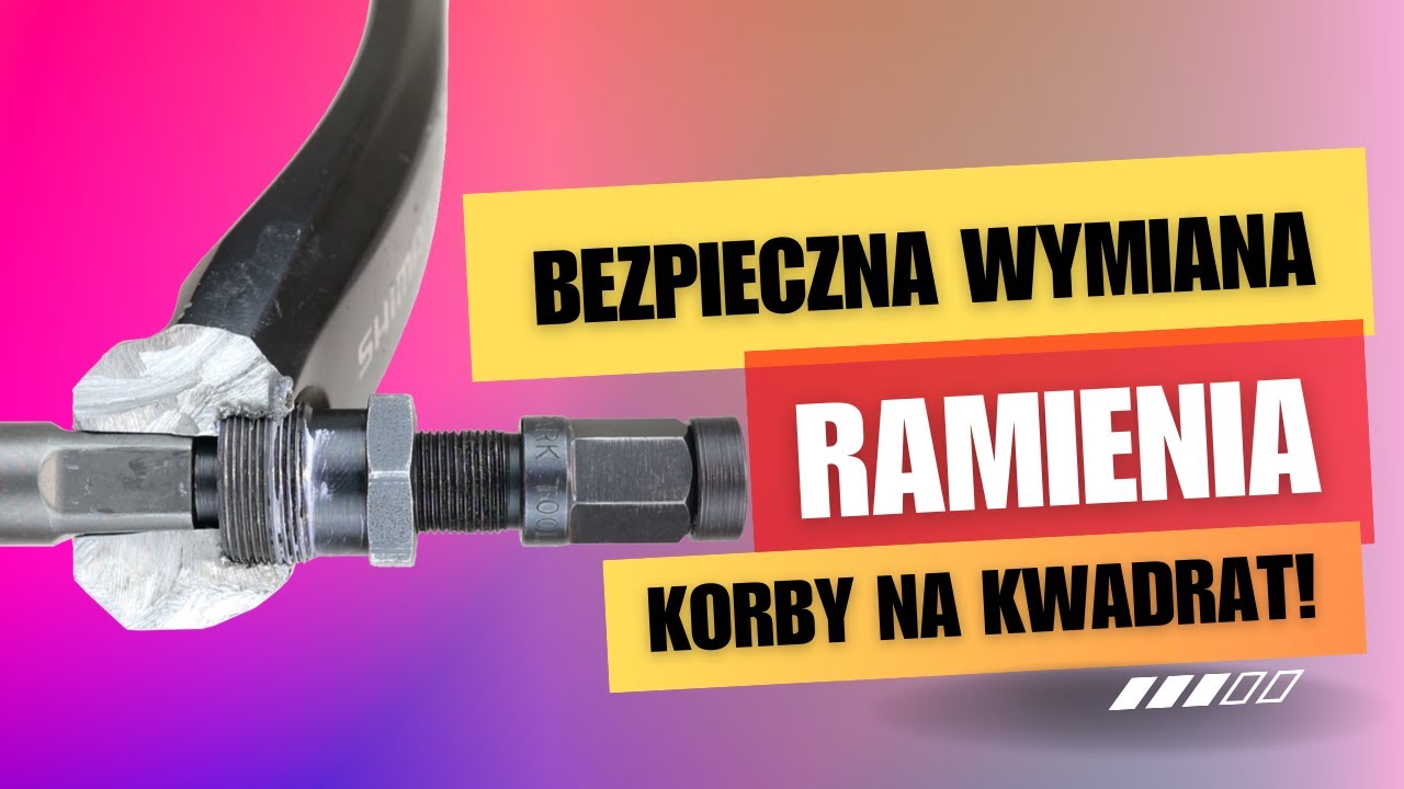 Ramię korby na kwadrat: Bezpieczny demontaż i instalacja!