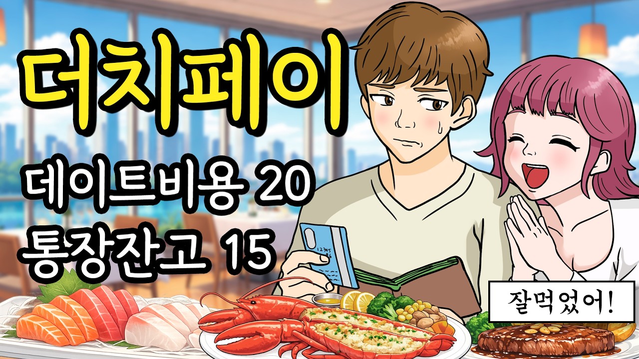 30대 썸탈때 더치페이 못하는이유