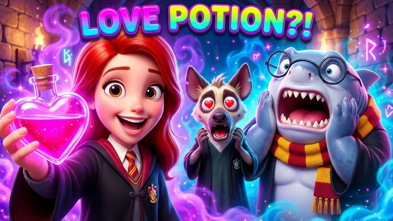 Marina Brews a Crazy Love Potion! Magic Class Chaos 😱🧪 | Funny Zig & Sharko Animation
