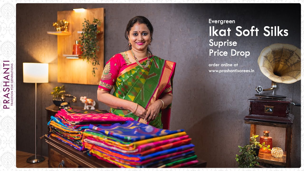 Ikat Soft Silks by Prashanti