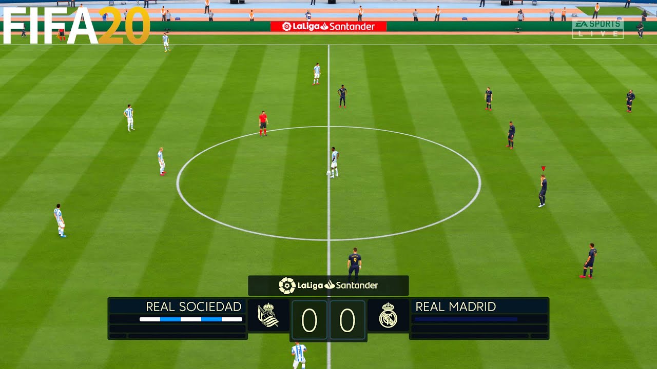 FIFA 20 | Real Sociedad vs Real Madrid - LaLiga - Full Match & Gameplay