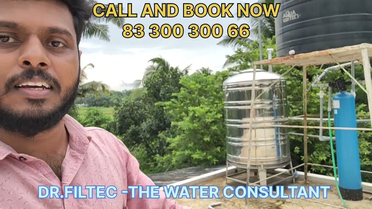 water filters installed @ perumbavoor | vessel system installation | dr.filtec the water consultant