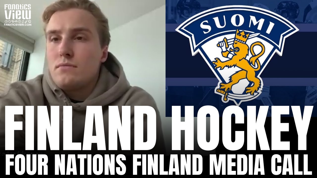 Ukko-Pekka Luukkonen & Finland Hockey Discuss Four Nations Roster Announcement for Finland Hockey