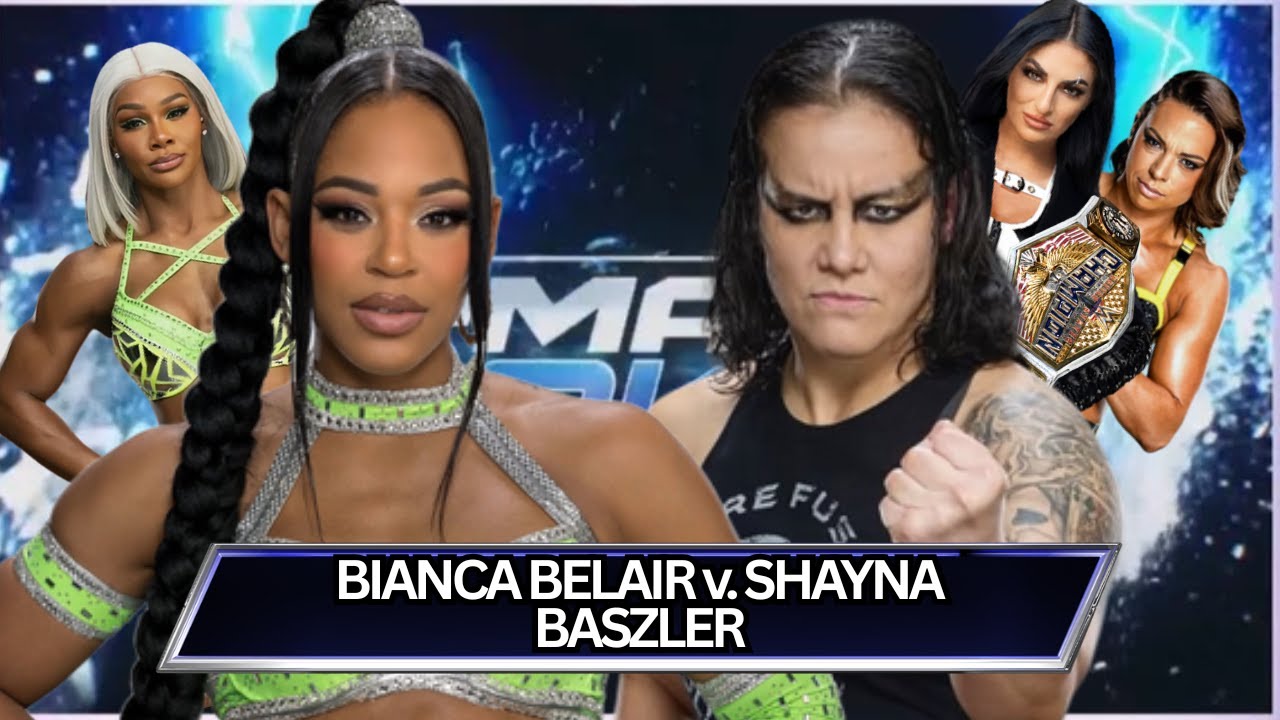 Bianca Belair (w/ Jade Cargill) v. Shayna Baszler (w/ Sonya Deville & Zoey Stark) | Smackdown